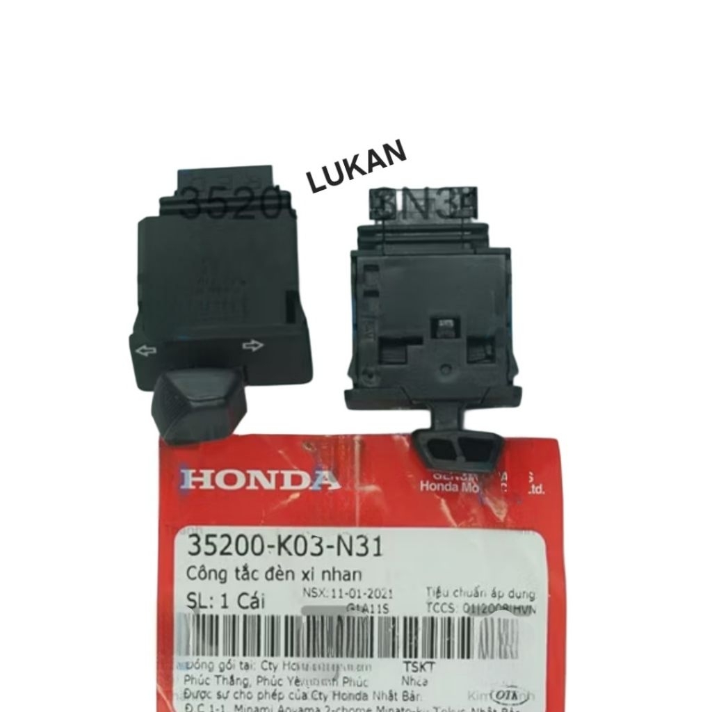 Nút công tắc đè xi nhan WINNER X 150... zin 35200-K03-N31