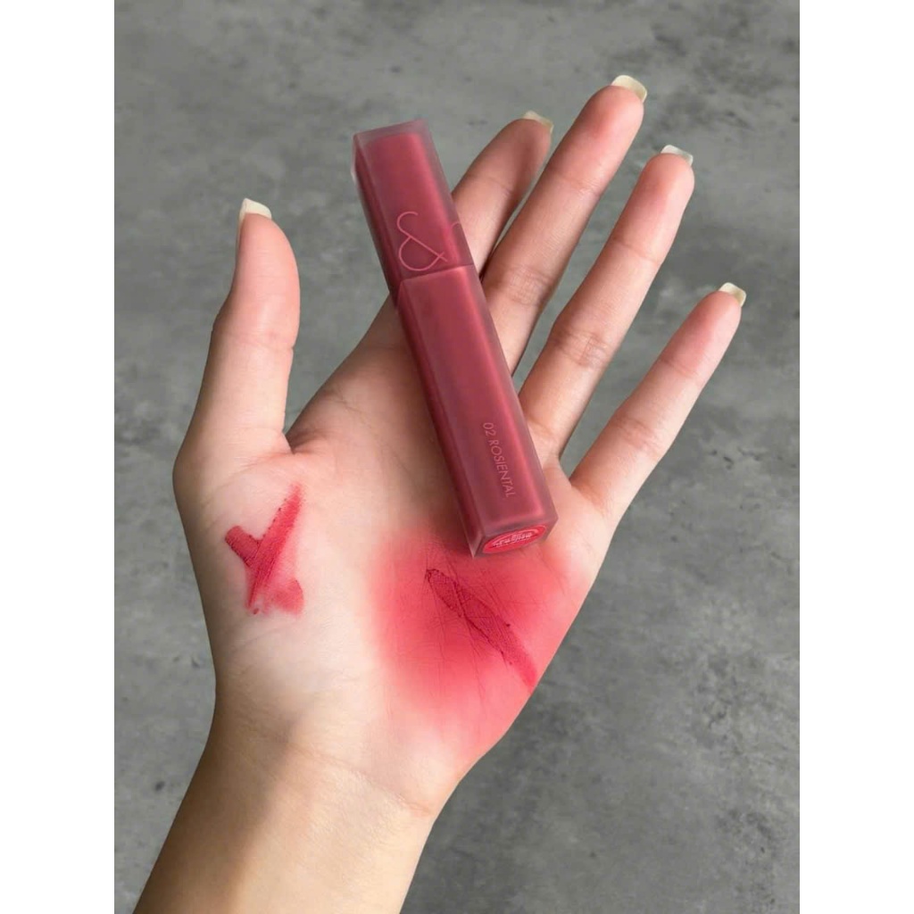 Son Kem Bùn Romand Blur 02 Roisenta - Cánh Hồng Khô, Son Romand Blur Fudge Tint 02 Roisenta