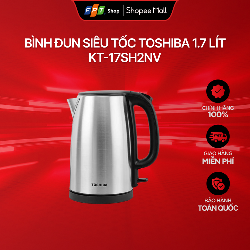 Bình đun siêu tốc Toshiba 1.7 lít KT-17SH2NV