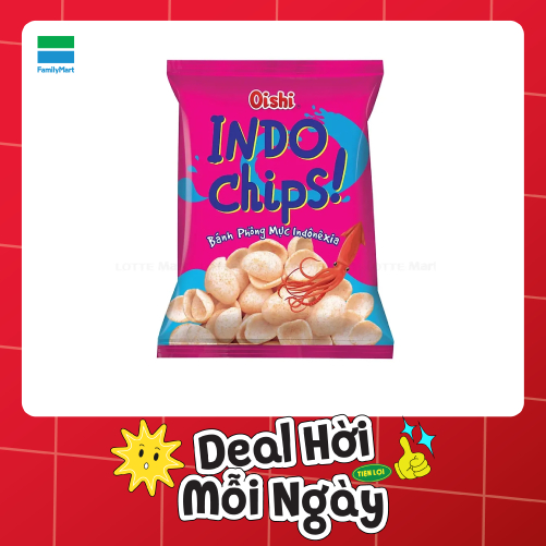 Oishi Bánh Phồng Mực Indo Chips 110G