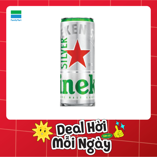 Bia Heineken Lon Bạc 330Ml
