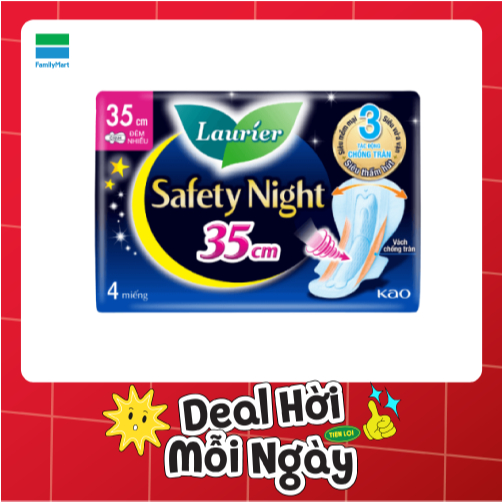 Bvs Laurier Safety Night Đêm 35Cm
