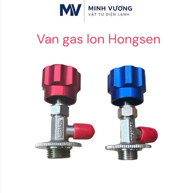 Van nạp gas Lon R410A-R600A-R134-R290 HONGSEN