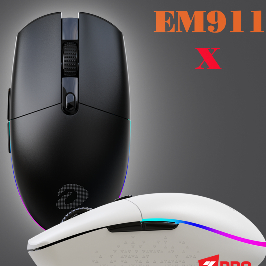 Chuột Gaming không dây DAREU EM911X (RGB, nhẹ 72g)