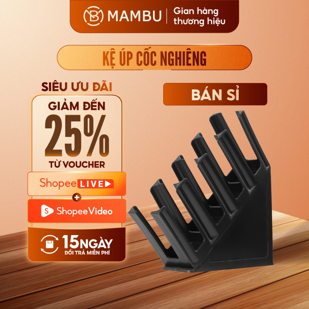 [ Sỉ ] Kệ úp cốc - Úp ngược cốc - Tiện ích gia đình - Thiết bị máy móc pha chế