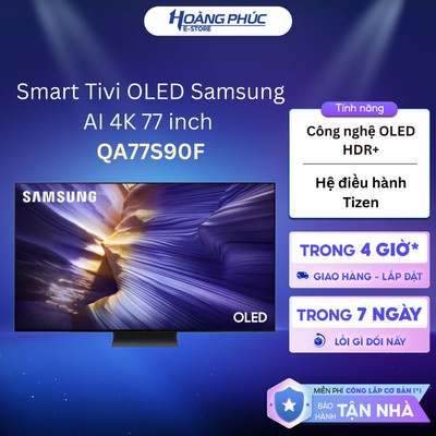 Smart Tivi OLED Samsung AI 4K 77 inch QA77S90F {Ship HCM 0Đ}