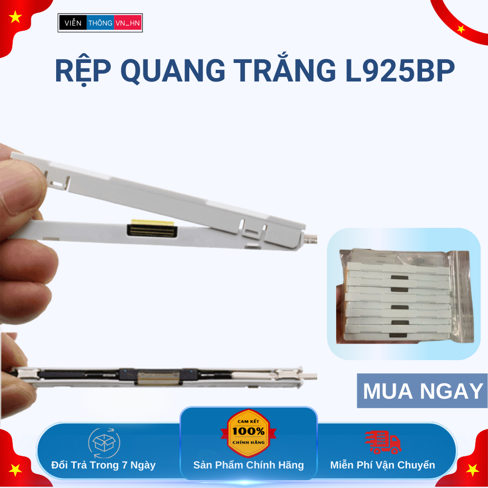 10 Rệp quang trắng L925BP đầu nối nhanh cáp quang