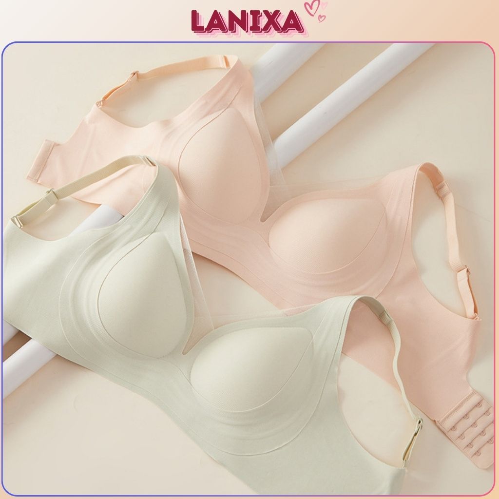 Áo ngực nữ su đúc cao cấp mềm mại êm ái đệm mút mỏng nhẹ ôm ngực chống chảy xệ basic LANIXA A2377