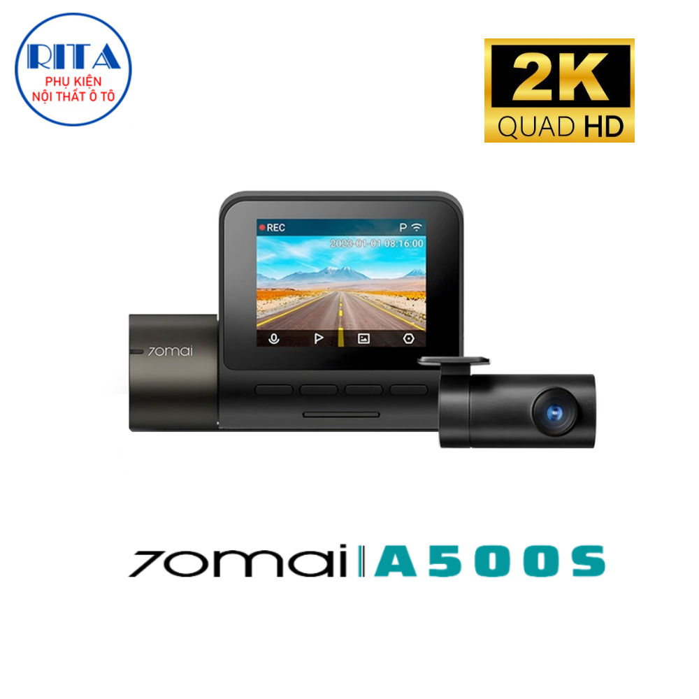 Camera hành trình 70Mai A500S 2K - Bản Quốc Tế - Hàng Chính Hãng 70Mai Vietnam - Bảo Hành 1 Năm