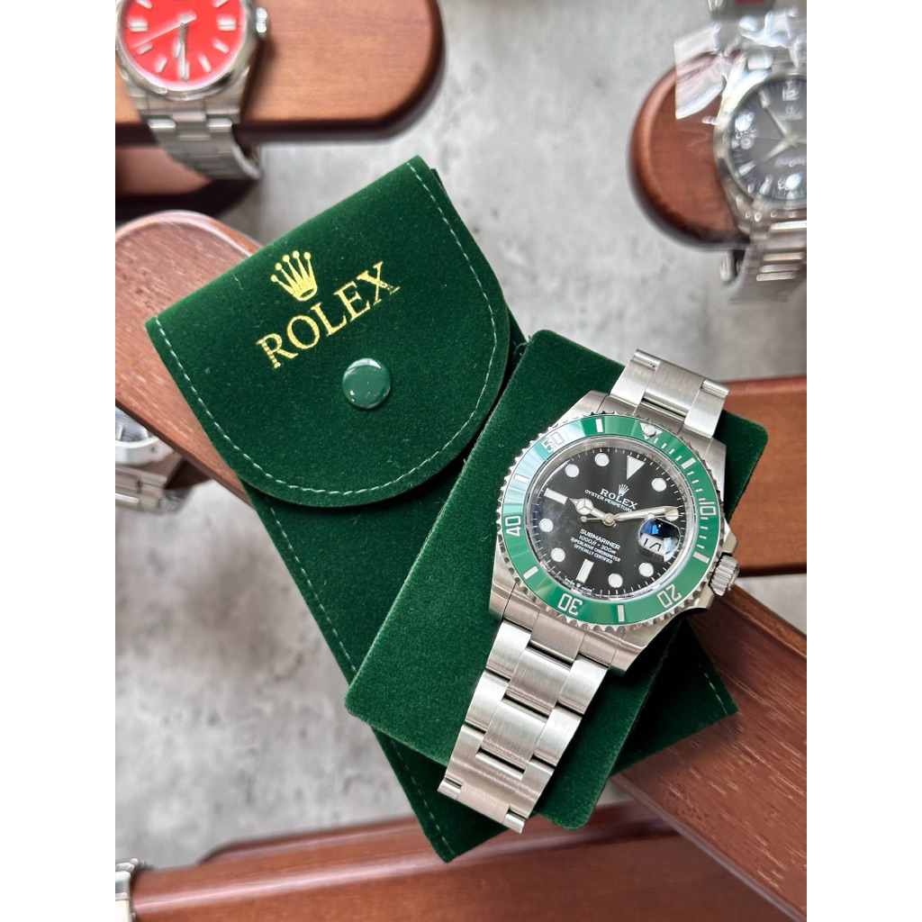 Túi nhung đựng đồng hồ Rolexx