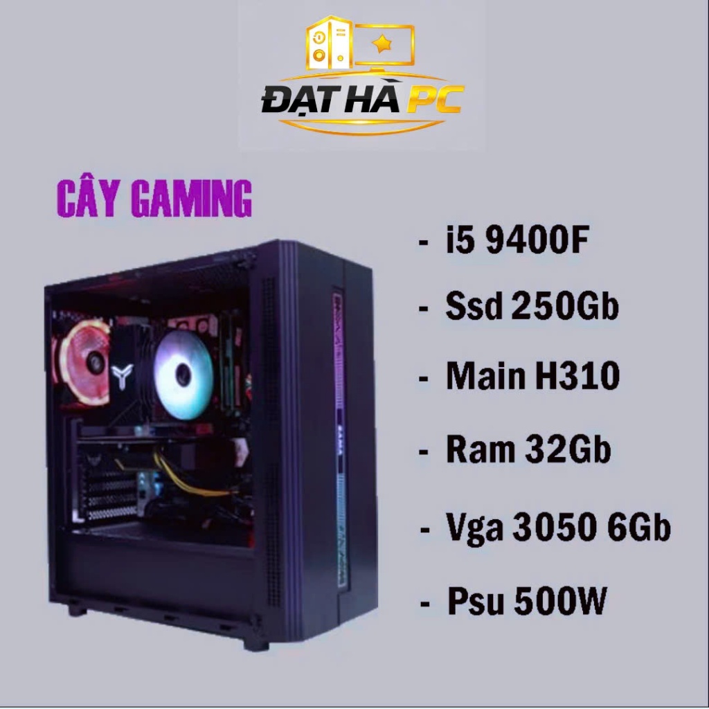PC GAMING I5-9400F / B360 /16GB / GTX 2060 6Gb