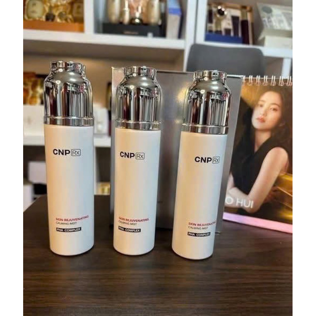 [ Sét 3chai x100ml] Xịt khoáng cấp ẩm sâu căng bóng mềm da trẻ hoá dưỡng khoá nền CNP RX SKIN REJUVE