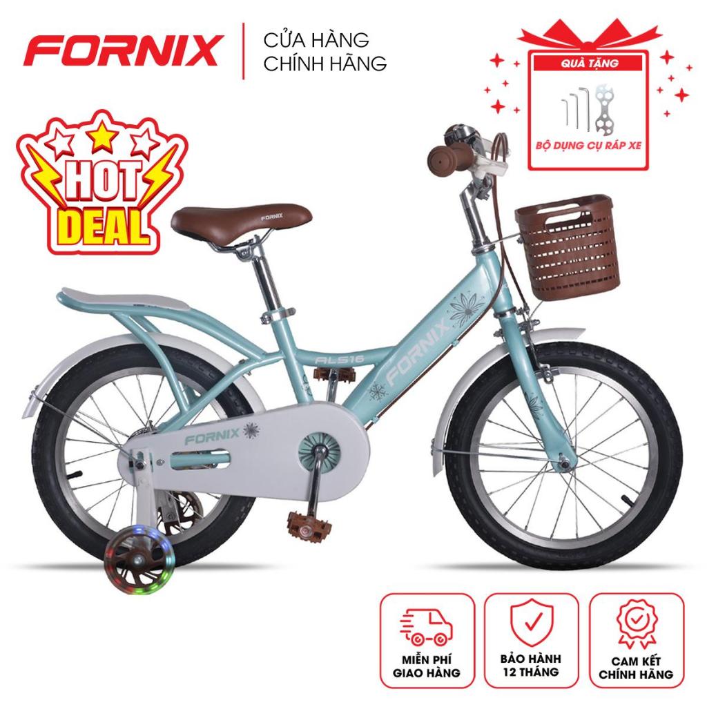 Xe Đạp Trẻ Em Cho Bé Gái Từ 4-6 Tuổi  ALS16 - FORNIX - Vòng Bánh 16"- Bảo Hành 24 Tháng