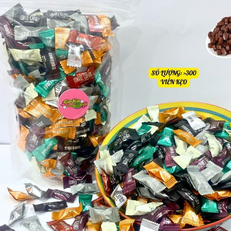 Kẹo Cafe Không Đường Giảm Cân Pamiriter  - Candy Coffee Kẹo Vị Cà Phê 500G Shop Sỉ SG Shop Sỉ SG