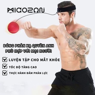 Bóng Phản Xạ MICOSON Boxing Đeo Trán Tập Phản Xạ Tay Mắt Tăng Tốc Độ Đòn Đánh Giải Trí Tại Nhà