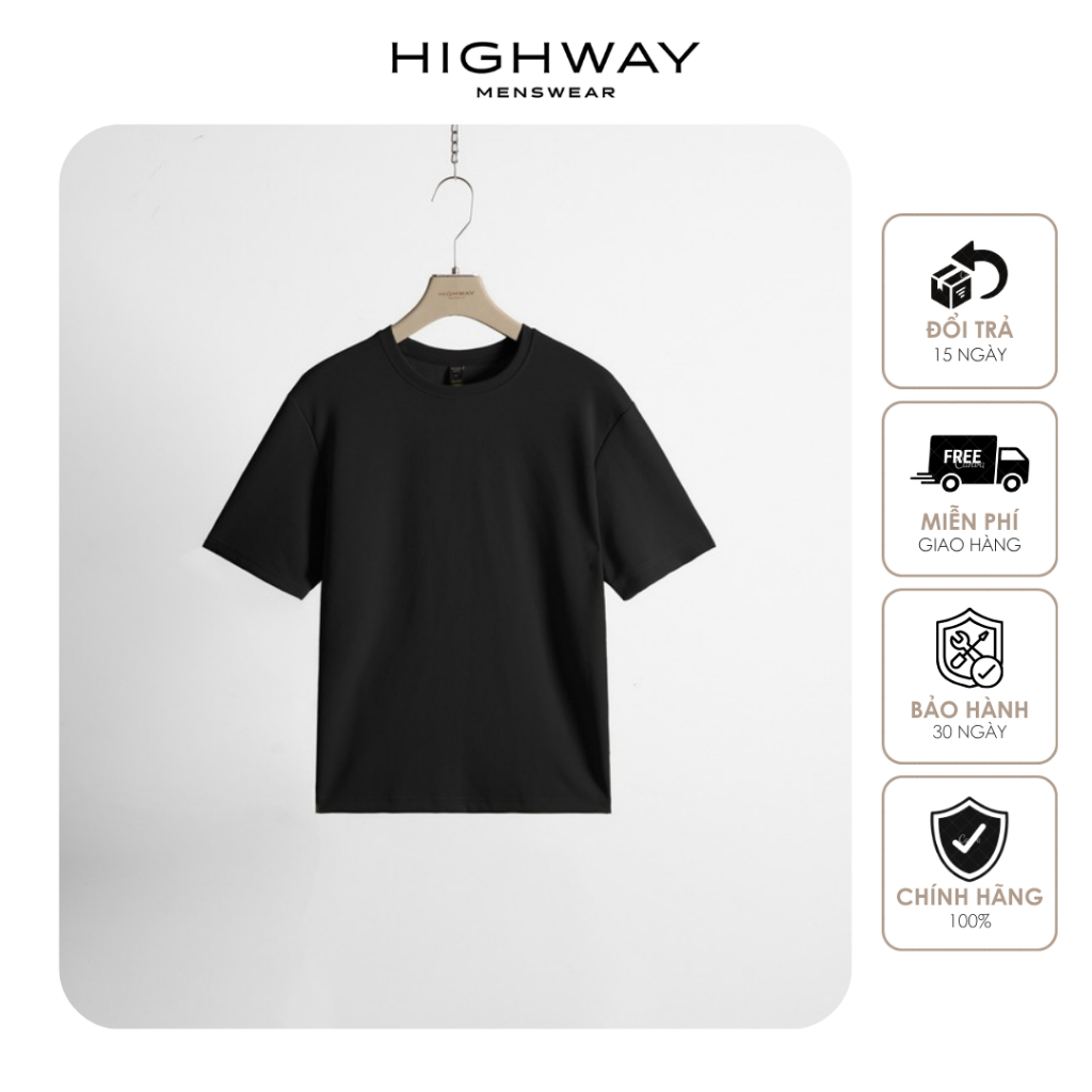 Áo phông nam ngắn tay co giãn mềm mát Highway (Menswear) Rian