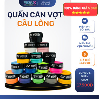 Quấn Cán Vợt Cầu Lông Yo.nex, Pickleball, Tennis Cao Cấp - Chống Trượt, Thấm Hút Mồ Hôi, Giá Rẻ