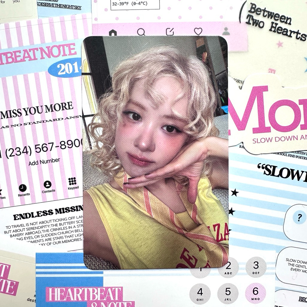 CARD ROSÉ album rosie OFF 100%