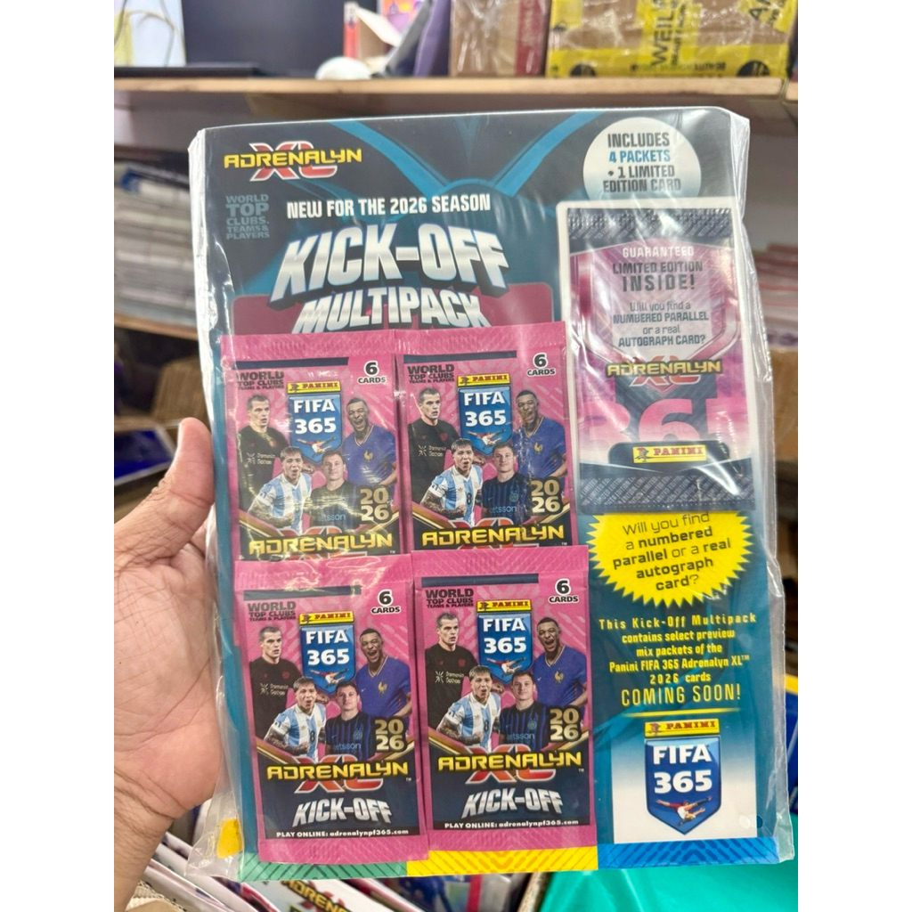 [ Kick-Off Multi Pack PA 2026 ] Túi Gói Thẻ Multi Pack Panini Adrenalyn XL Kick-Off 2026 25/26 ( 25 