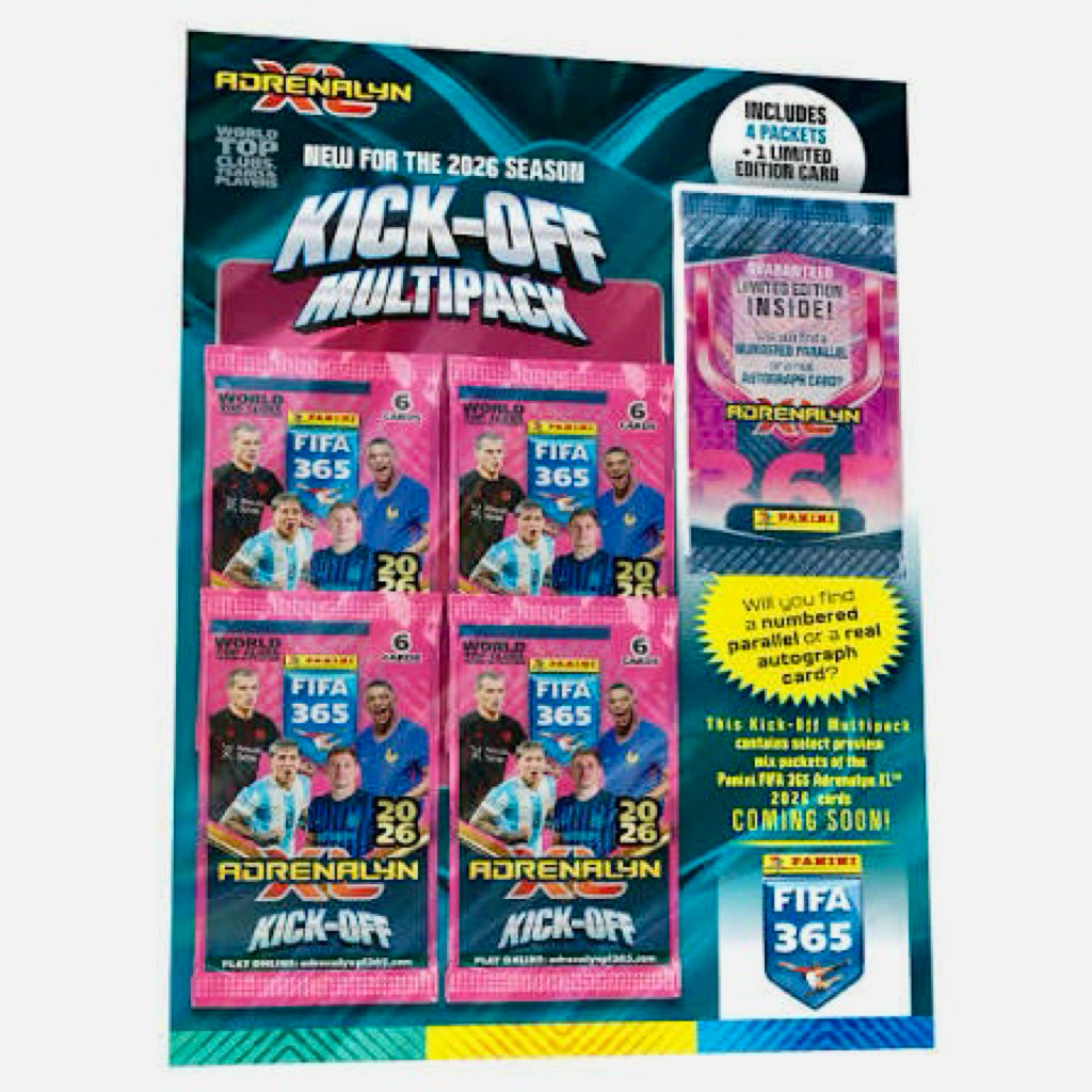 [ Kick-Off Multi Pack PA 2026 ] Túi Gói Thẻ Multi Pack Panini Adrenalyn XL Kick-Off 2026 25/26 ( 25 