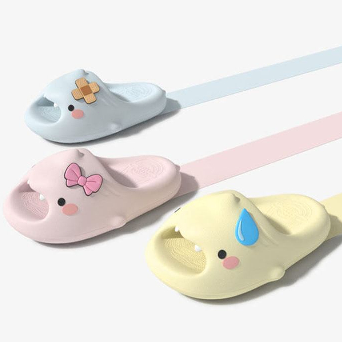 🦈 Dép Cá Mập Chikoku Dễ Thương – Dép Đi Trong Nhà EVA Chống Trượt, Êm Chân Cho Nữ