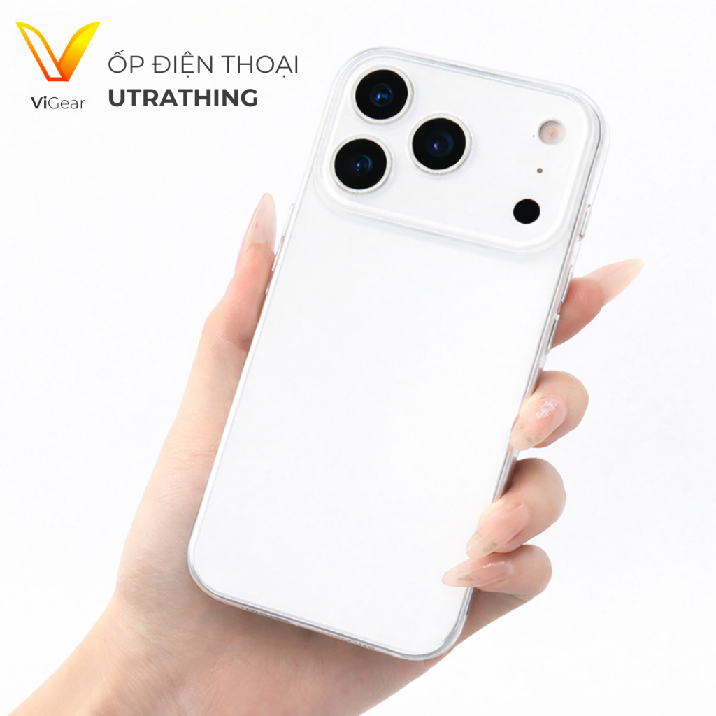 Ốp Lưng iPhone Trong Suốt ULTRATHIN Siêu Mỏng Siêu Nhẹ, Ốp Điện Thoại Chống Xước