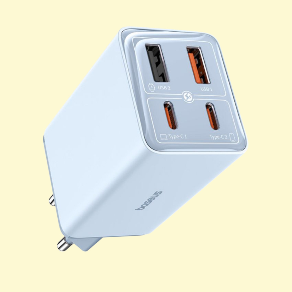 Bộ Sạc Nhanh 65W Baseus GaN6 Pro Fast Charger 2C+2U (Multi Quick Charger Support)