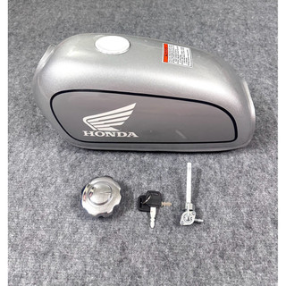 bình xăng CD50 bạc tem dán (đầy đủ phụ kiện)