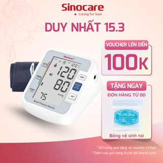 Máy Đo Huyết Áp Sinocare BA-801 Có Giọng Nói Tiếng Việt, Bảo Hành 3 Năm