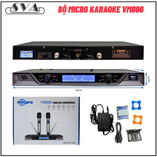 BỘ MICRO KARAOKE KHÔNG DÂY JBL VM800