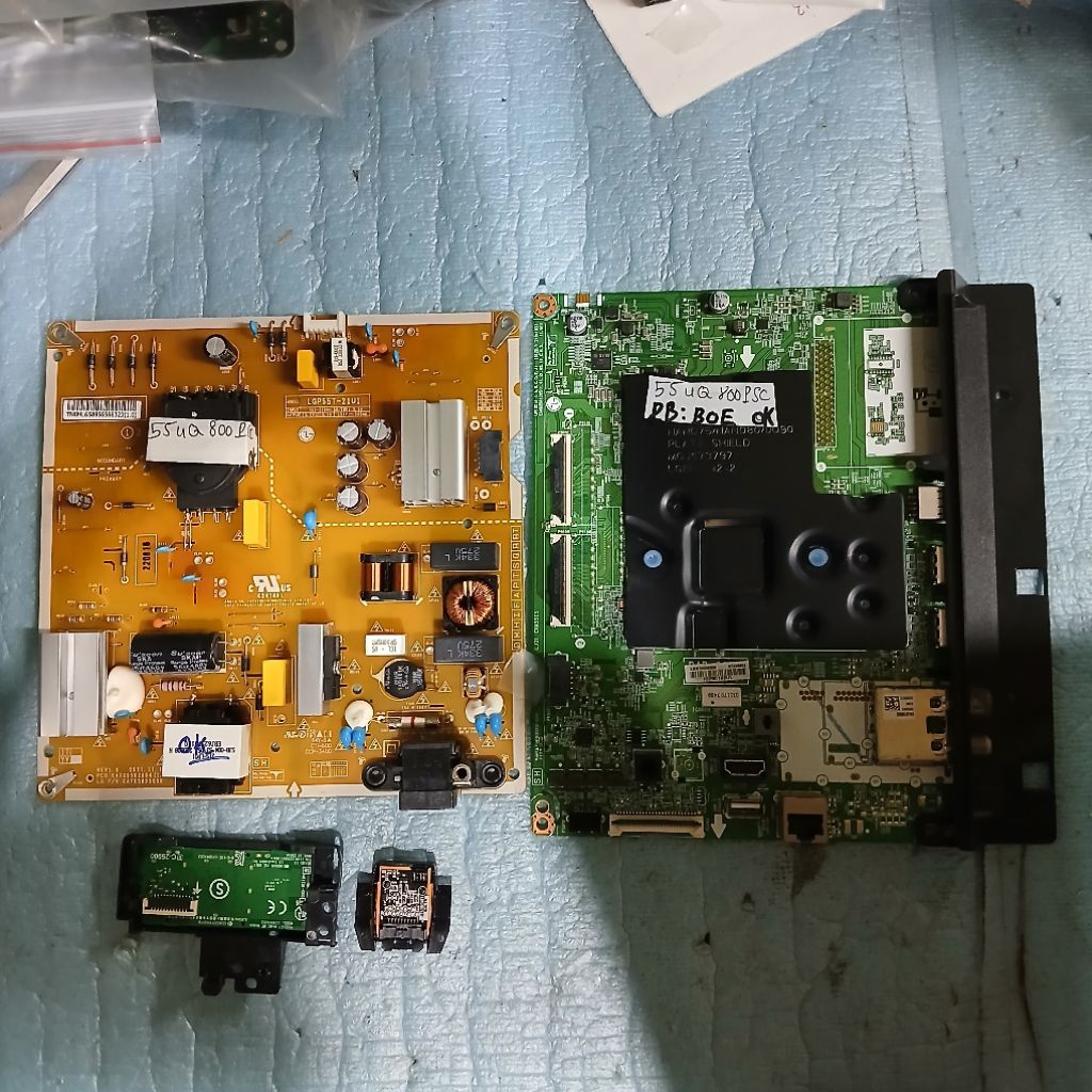 bo mạch tivi LG 55UQ8000 55UQ8000PSC,bo xử lý, khiển, nguồn, main chính, chủ,bo wifi,bo mắt