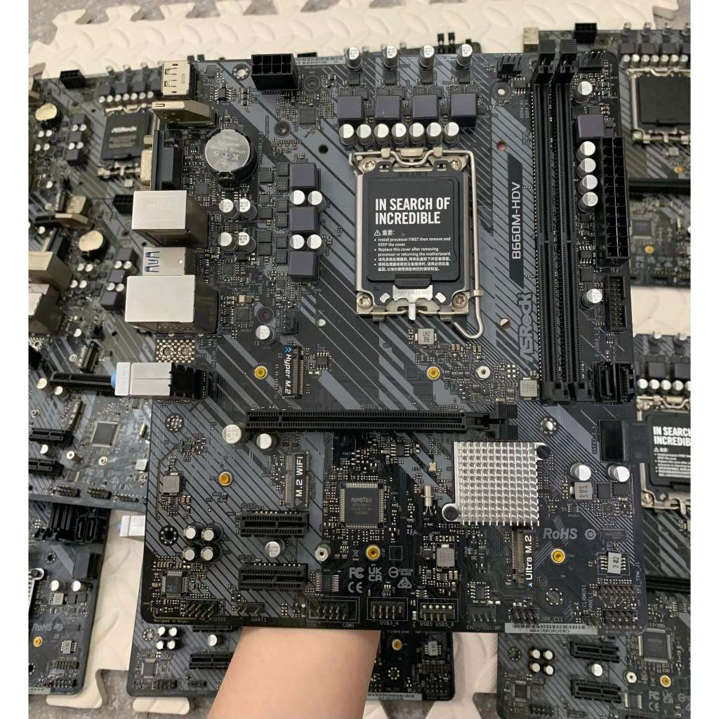 Mainboard Bo Mạch Chủ  Asrock B660 M HDV 2 khe cũ zin đẹp