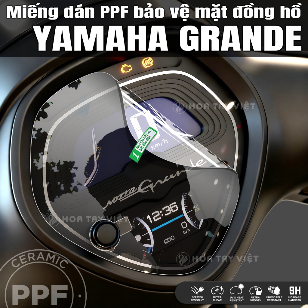 Grande Yamaha | Miếng dán bảo vệ mặt đồng hồ YAMAHA GRANDE