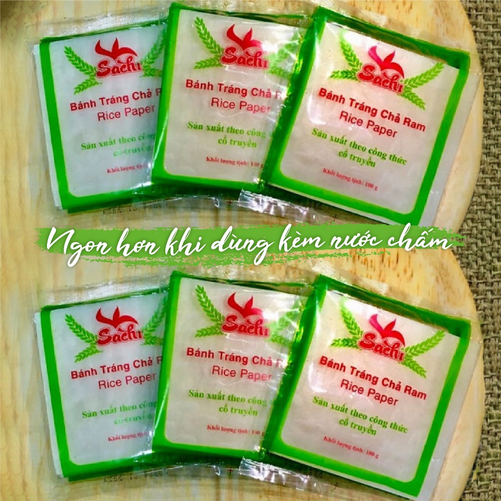Báng Tráng Cuốn Chả Ram Sachi, Đặc sản cuốn chả ram tôm đất, thơm ngon giòn xốp, phù hợp các dịp đám