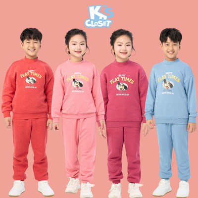 Bộ Quần Áo Jumper Cổ Cao K'S CLOSET Chất Liệu Cotton Dành Cho Bé Trai Và Bé Gái Từ 10-55kg (2-14 Tuổi) E008FOF, KT236FIF