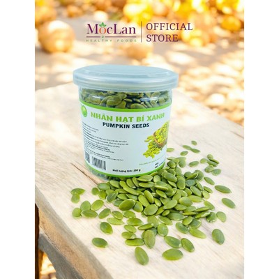 Nhân hạt bí xanh rang chín Mộc Lan – 250; 500g – giòn thơm ngon