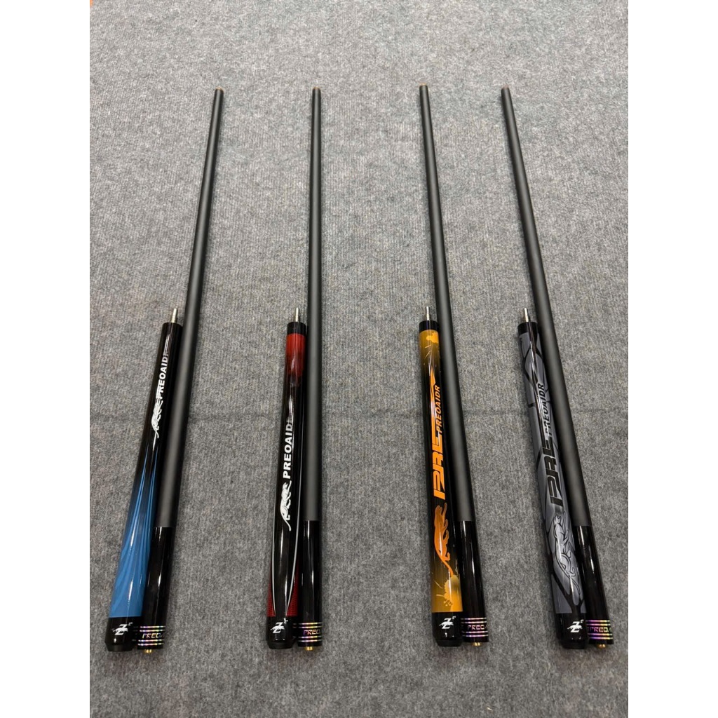 Cơ nhảy bida, Gậy nhảy bi a PREDATOR phủ carbon, Gậy bida nhảy phủ, gậy cá nhân, câu lạc bộ dùng cho
