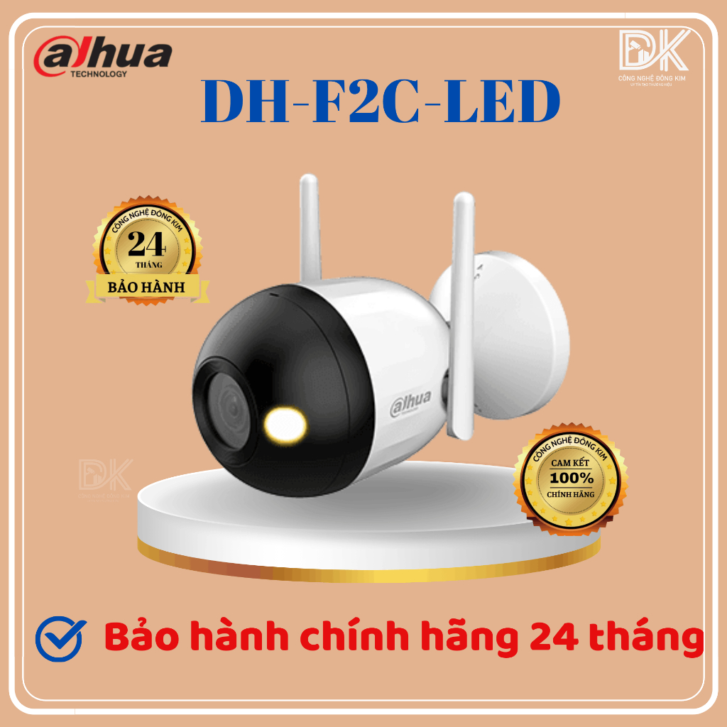 Camera IP Wifi 2MP DAHUA DH-F2C-LED