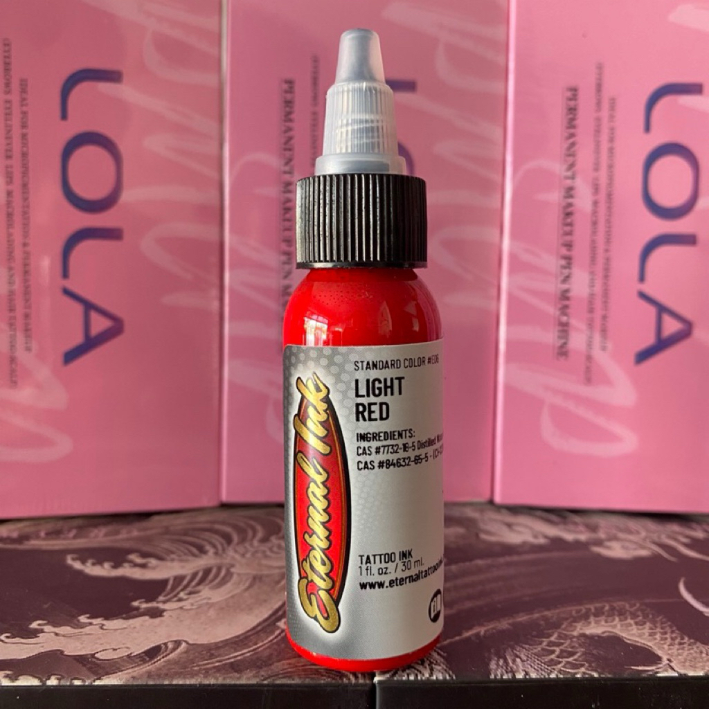 mực màu LIGHT RED 1oz date 2029