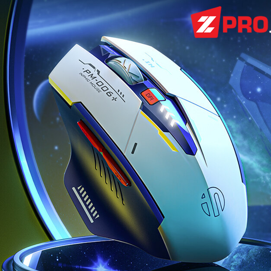 Chuột không dây Inphic Gundam - Inphic F9, F8, A9, IN6, IN9 PRO - Gaming Wireless Mouse