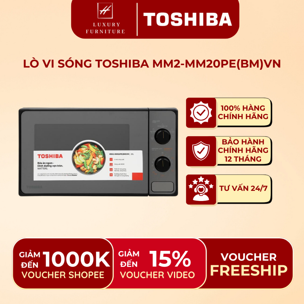 Lò vi sóng Toshiba MM2-MM20PE(BM)VN