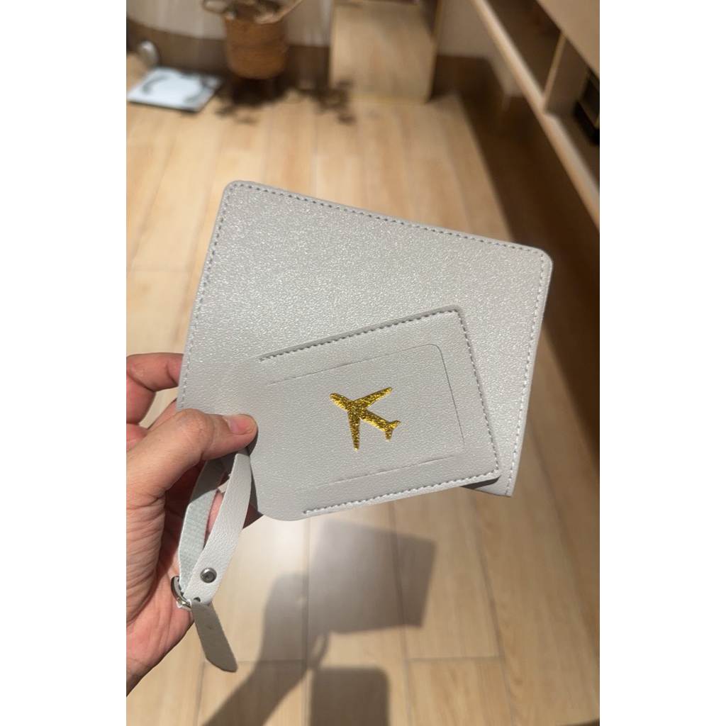 set passport cover + luggage tag
