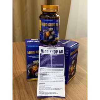 Minh Khớp An Chính Hãng Hộp 30 Viên - Viên uống xương khớp đau nhức xương khớp thoái hóa cổ vai thoát vị tê bì tay chân