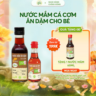 Nước Mắm Ăn Dặm Cho Bé ECOFOOD - Nguyên Chất Cá Cơm Phan Thiết,Mùi Cá Dịu - 60/150ml