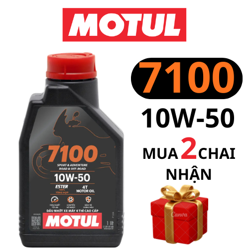 Nhớt 10w50 - Motul 7100 10w50 & Wolver Special Racing 10w50 - Motul 10w50 - Wolver 10w50
