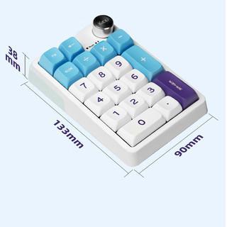 Bàn phím số cơ - Numpad K20 (3 Mode, hotswap) - Numeric Keypad