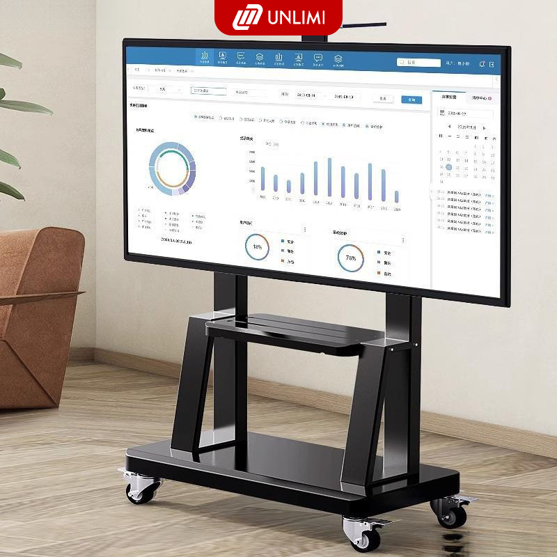 Giá treo tivi di động 55 - 85 INCH kệ treo tivi có bánh xe tiện lợi khung thép dày- GM172