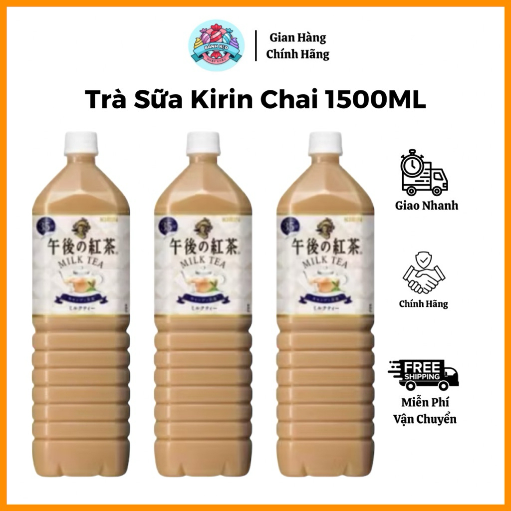 Trà Sữa Kirin 1500ml Nhật Bản – Kirin Milk Tea Chai Lớn Nội Địa Nhật