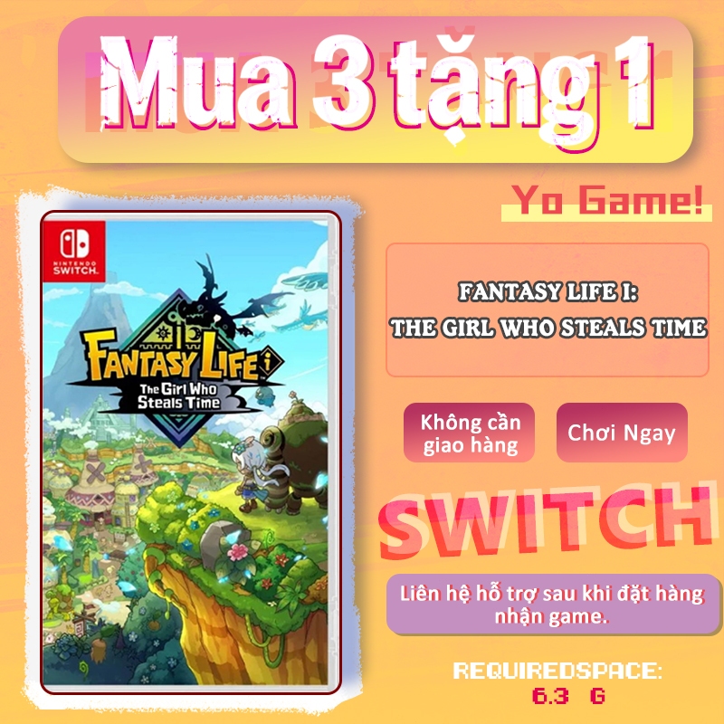 Fantasy Life i: The Girl Who Steals Time Nintendo Switch – Mua 3 Tặng 1