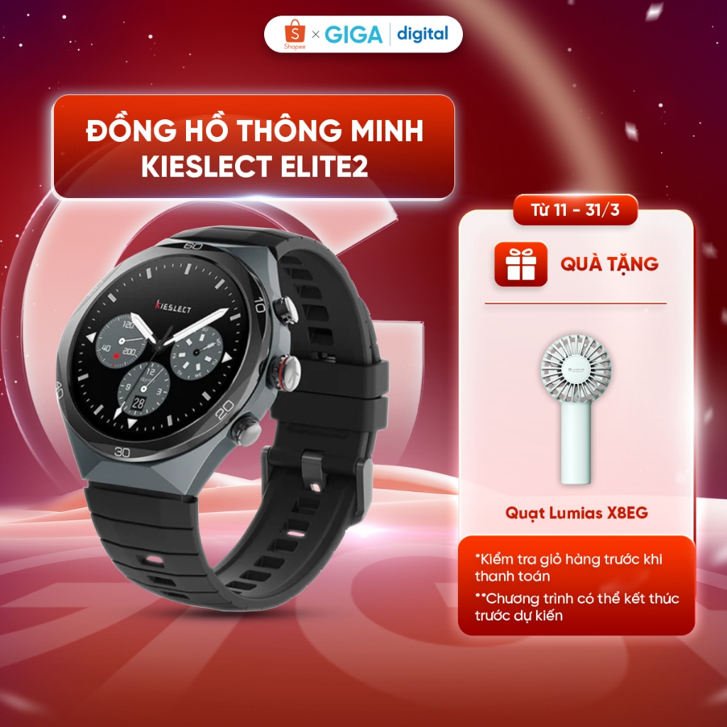 Đồng hồ thông minh Kieslect AI Elite2  - Màn hình LTPO AMOLED 1.46 inch - Tích hợp trợ lý ChatGPT - Pin 500mAh - BH 1 nă | BigBuy360 - bigbuy360.vn